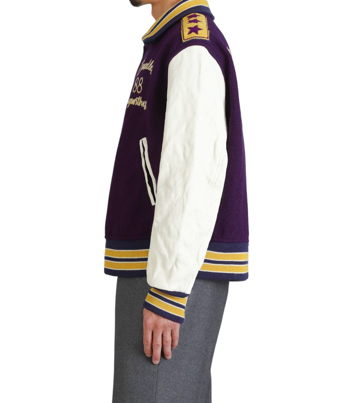 Lettered Jacket - Wool Melton | NEEDLES(ニードルズ) / アウター