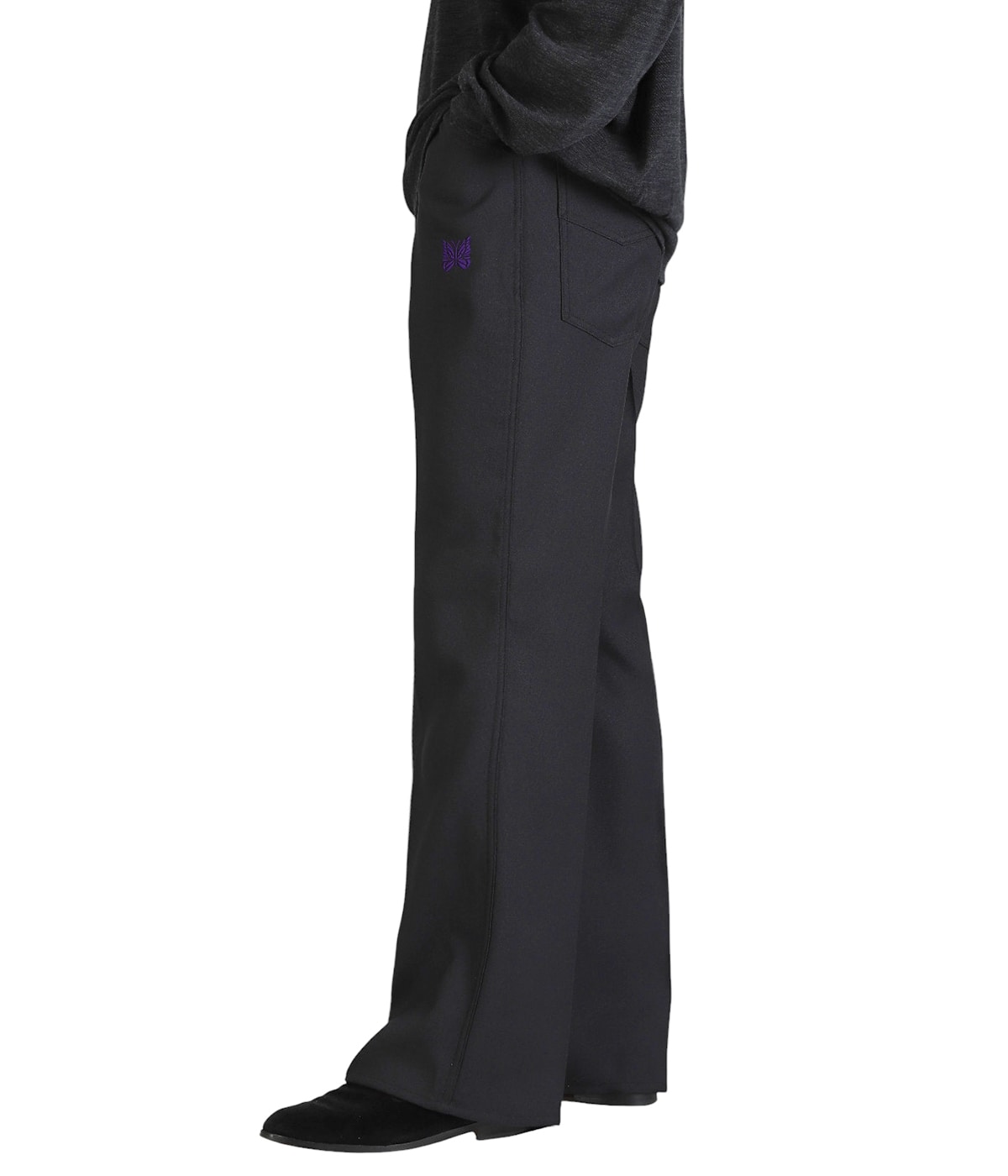 パンツ needles boot cut jean Needles ニードルズ ブーツカットパンツ ポリエステルツイル