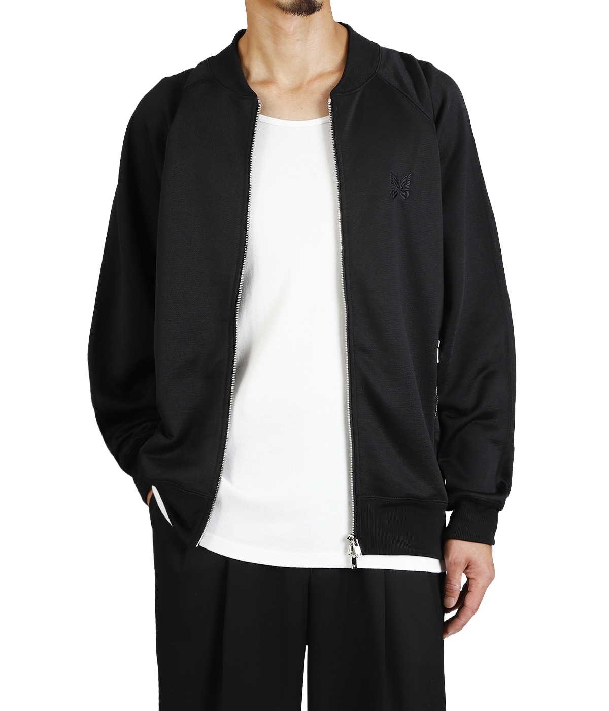 ジャケット・アウター Easy Jacket C/PE Bright Jersey Black L Easy Jacket C/PE Bright Jersey Black L
