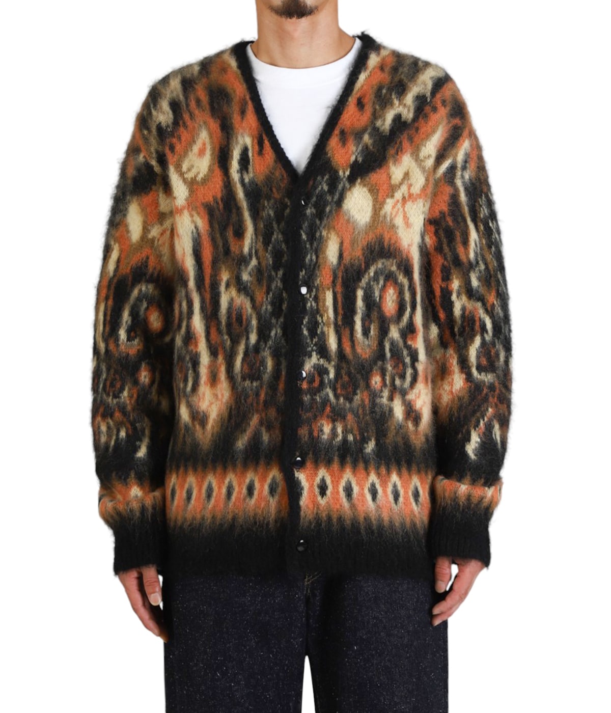 ニードルズ　モヘアカーディガン　ay-6 Mohair Cardigan - Paisley | NEEDLES(ニードルズ) / トップス