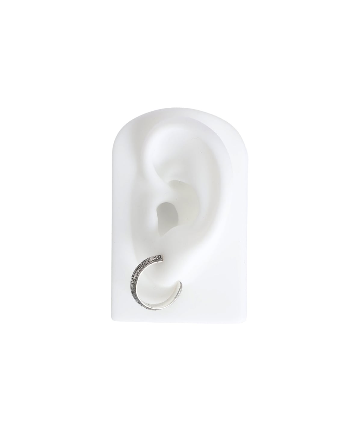 Engraved Hoop Earring (Single) | ANTIDOTE BUYERS CLUB(アンチドート