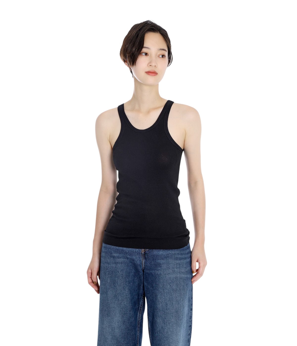 レディース】Rib Tank 026 | OVERNEATH(オーバーニース
