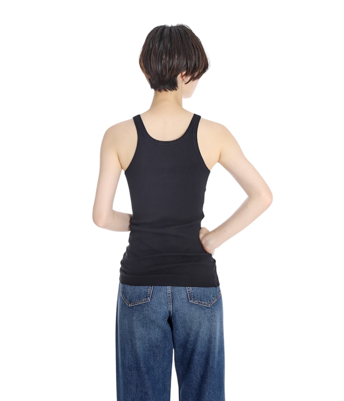 タンクトップ ノースリーブ STAR ONEPOINT RIB HALTER NECK TANK TOP レディース CONVERSE TOKYO タンクトップ ノースリーブ STAR ONEPOINT