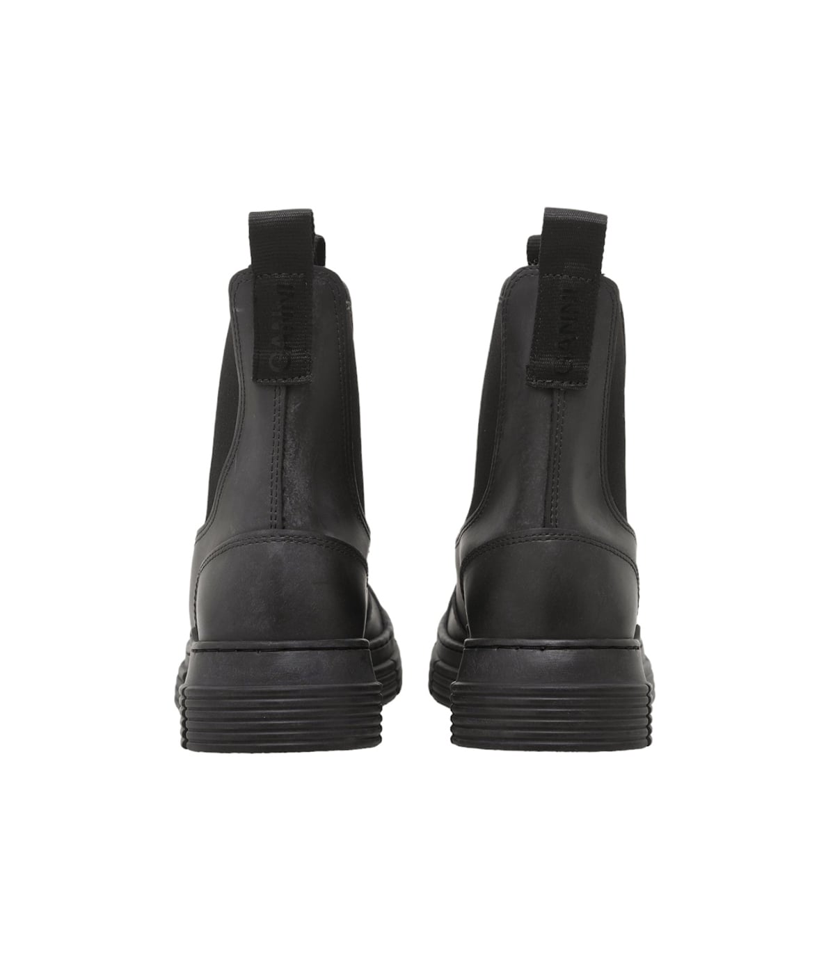 【GANNI】ガニー グログラントリム ラバー 無地 ニーブーツ GANNI ガニー ロングブーツ Recycled Rubber Country Boot S2172
