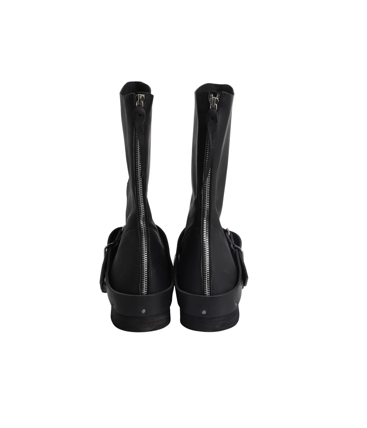 goodyear tall buckle back zipper boots | m.a+(エムエークロス