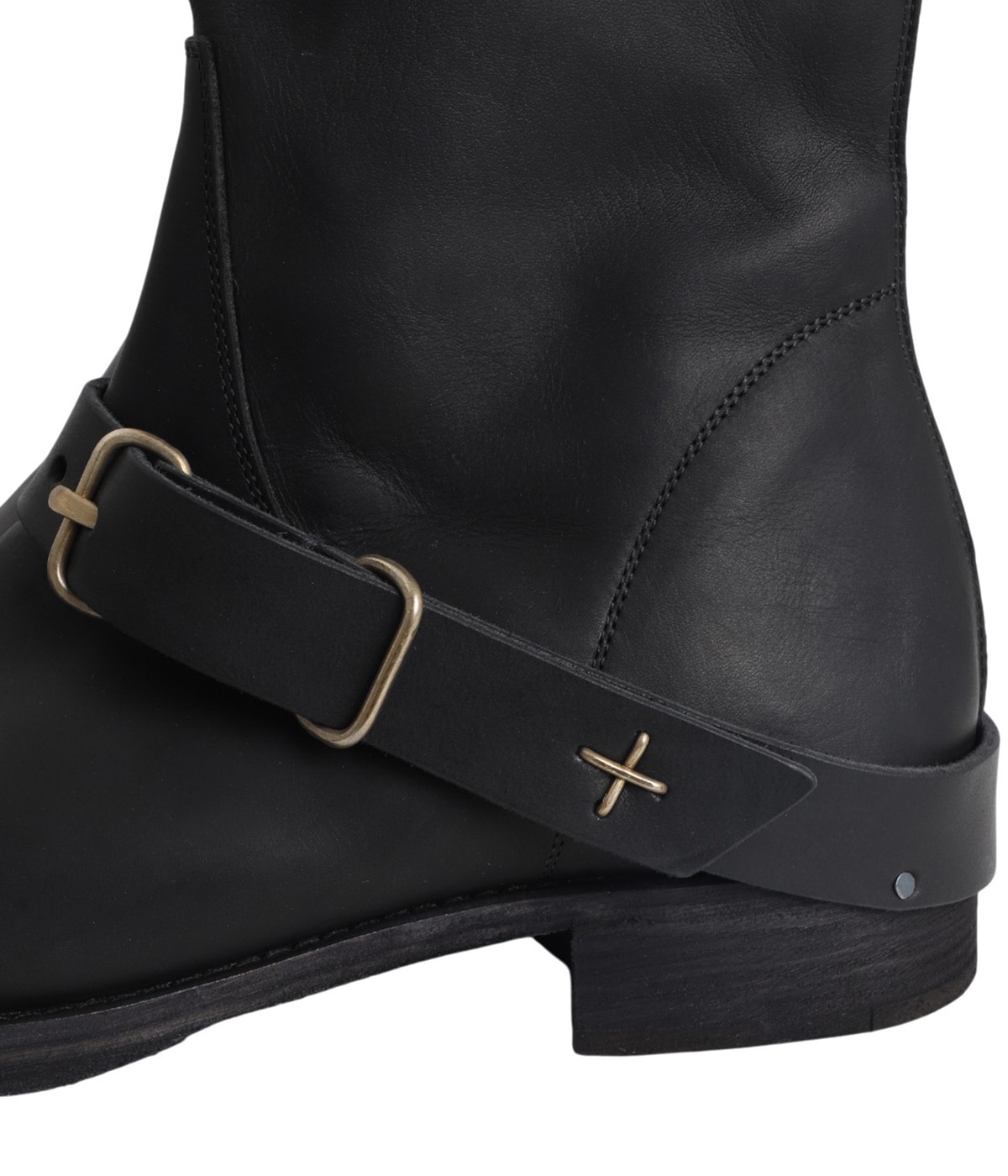 goodyear tall buckle back zipper boots | m.a+(エムエークロス
