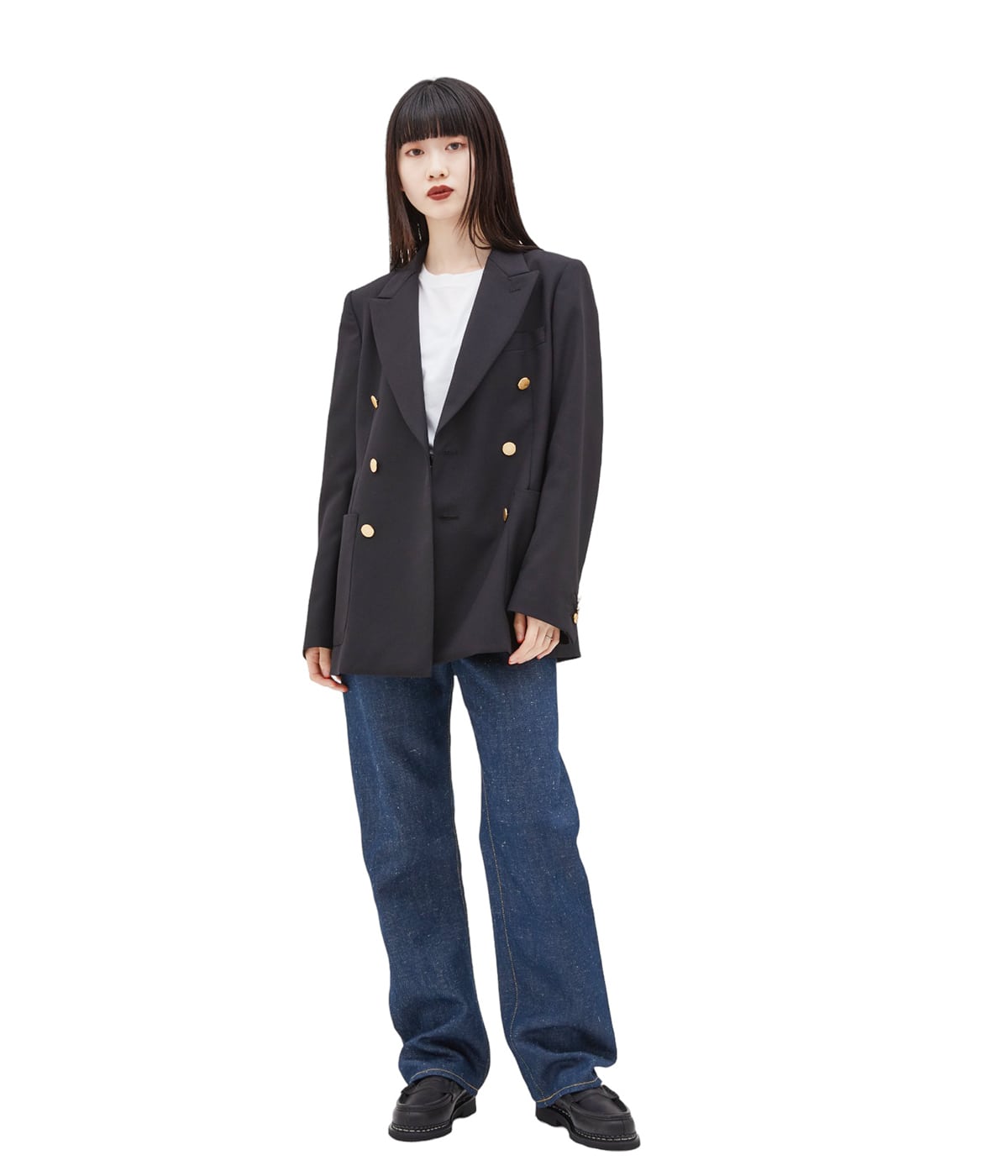 3月限定セール！新品タグ付き　ella select shop ボンディングジレ She's Closet ジャケット テーラードジャケット グレンチェック