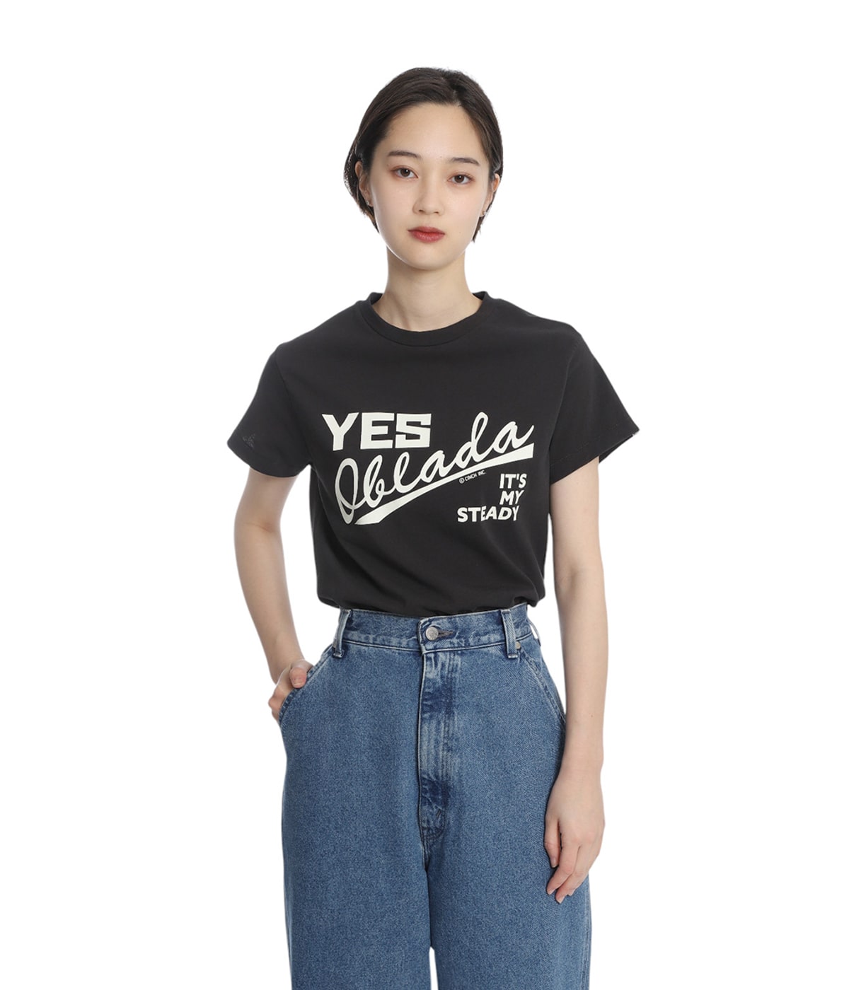 Oblada オブラダ ロゴTシャツ Oblada tシャツ 「oblada(オブラダ)」VANILA ICE TEE レディース
