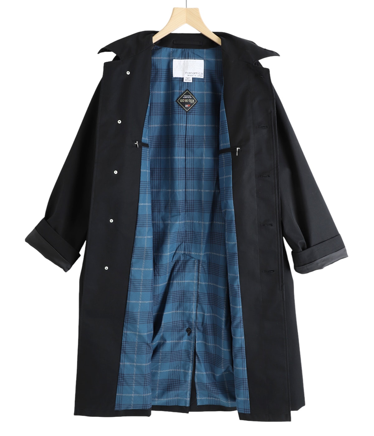 【25SS】2L Cotton GORE-TEX Balmacaan Coat 2L Cotton GORE-TEX Balmacaan Coat – nanamica NEW YORK