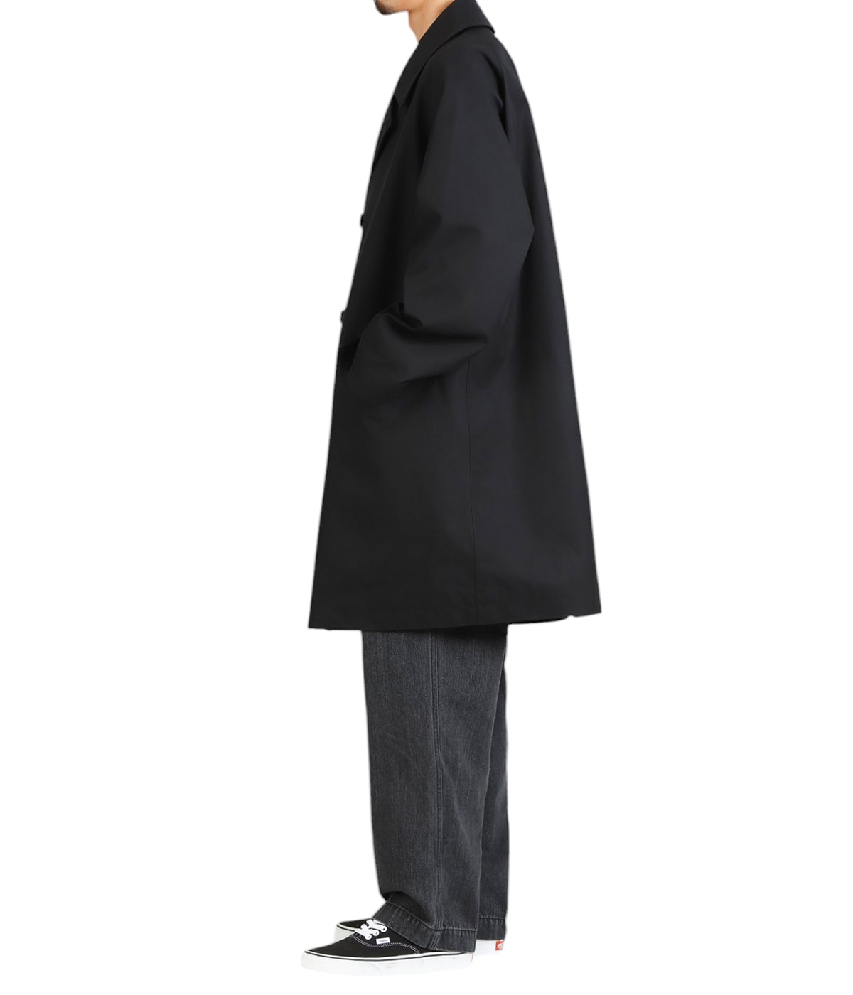 nanamica GORE-TEX トレンチコート L ネイビー SUBF800 GORE-TEX Soutien Collar Coat ナナミカ ゴアテックス