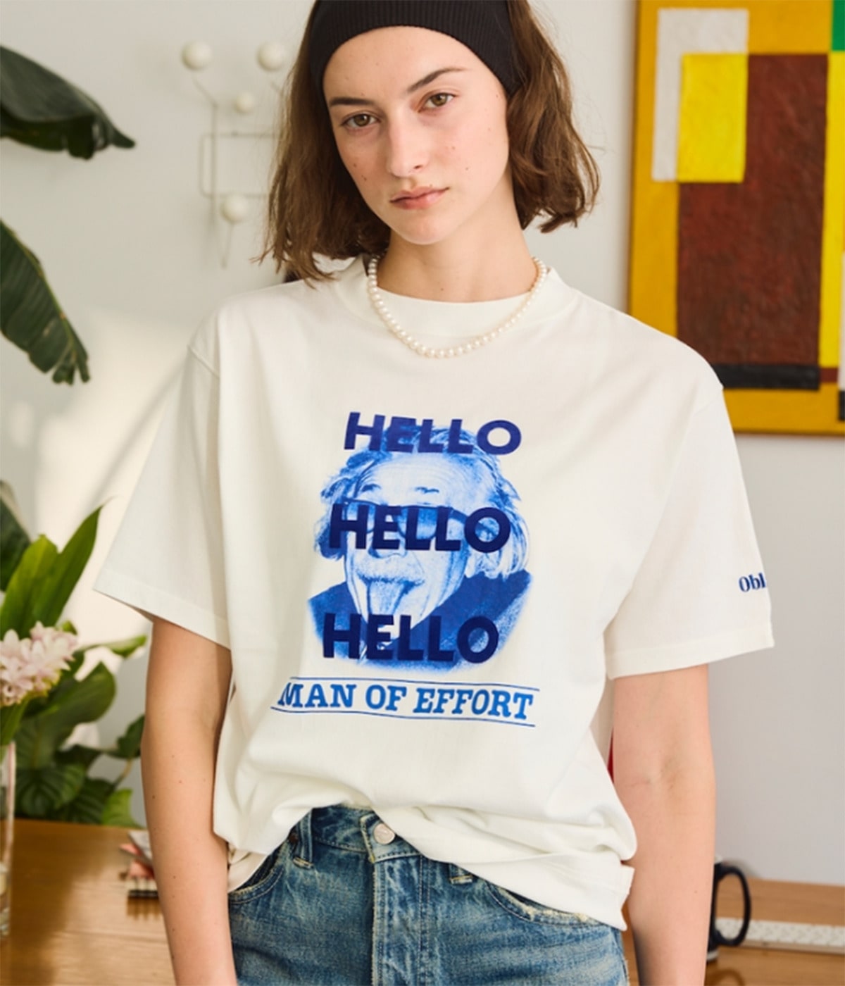 予約】【レディース】MAN OF EFFORT TEE | Oblada(オブラダ