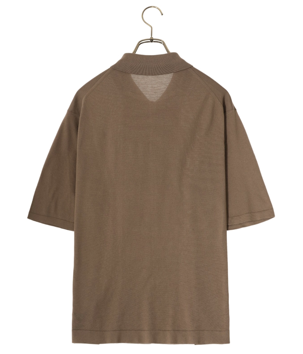 ジョンスメドレー　半袖ニット　コットン　ベージュ　S 楽天市場】ジョンスメドレー JOHN SMEDLEY モックネックニット