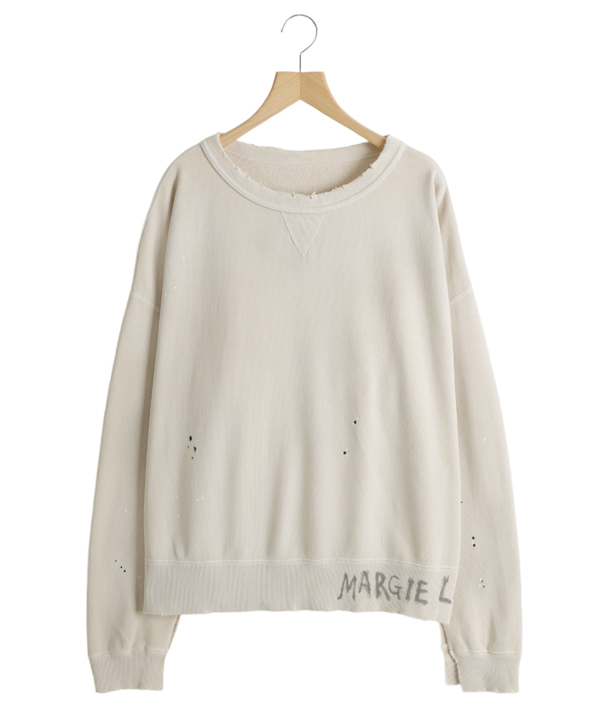 新品 SATUR メランジアイボリー スウェット L SATUR | 세터