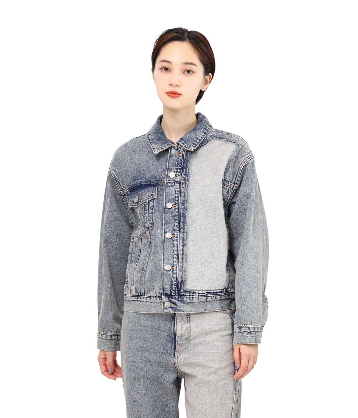 MM6 デニムSPORTSJACKET MM6 Maison Margiela SPORTS JACKET - Denim jacket - medium