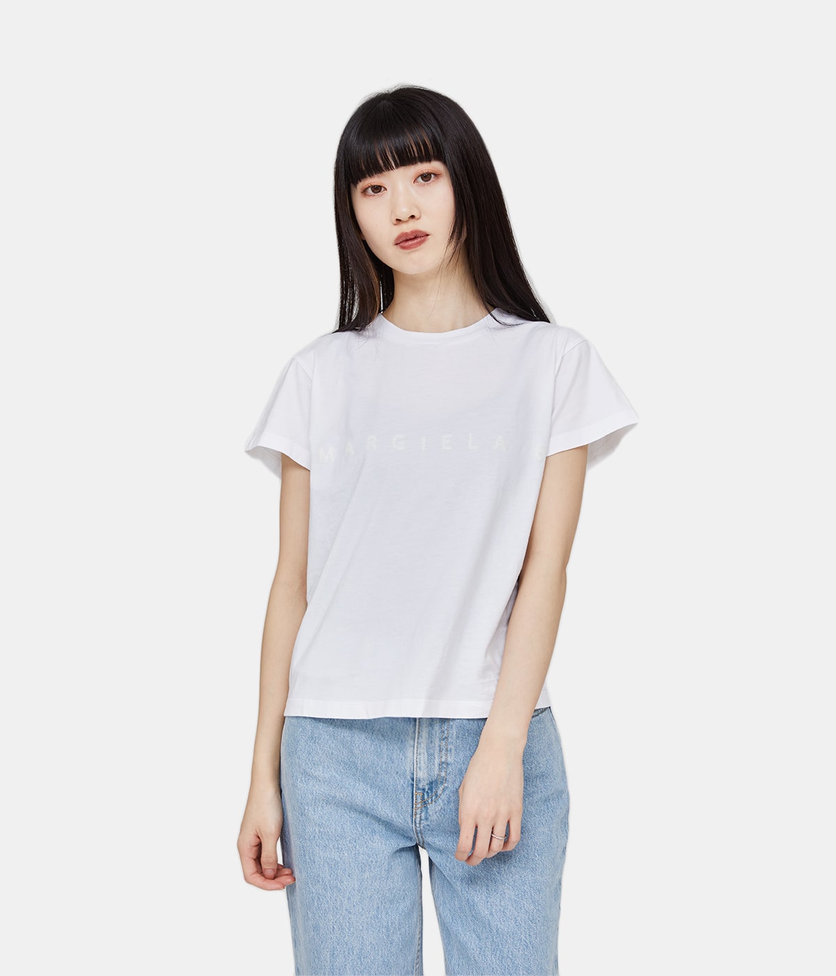 -美品- メゾンマルジェラ 白Tシャツ メゾン マルジェラ MAISON MARGIELA Tシャツ 半袖カットソー