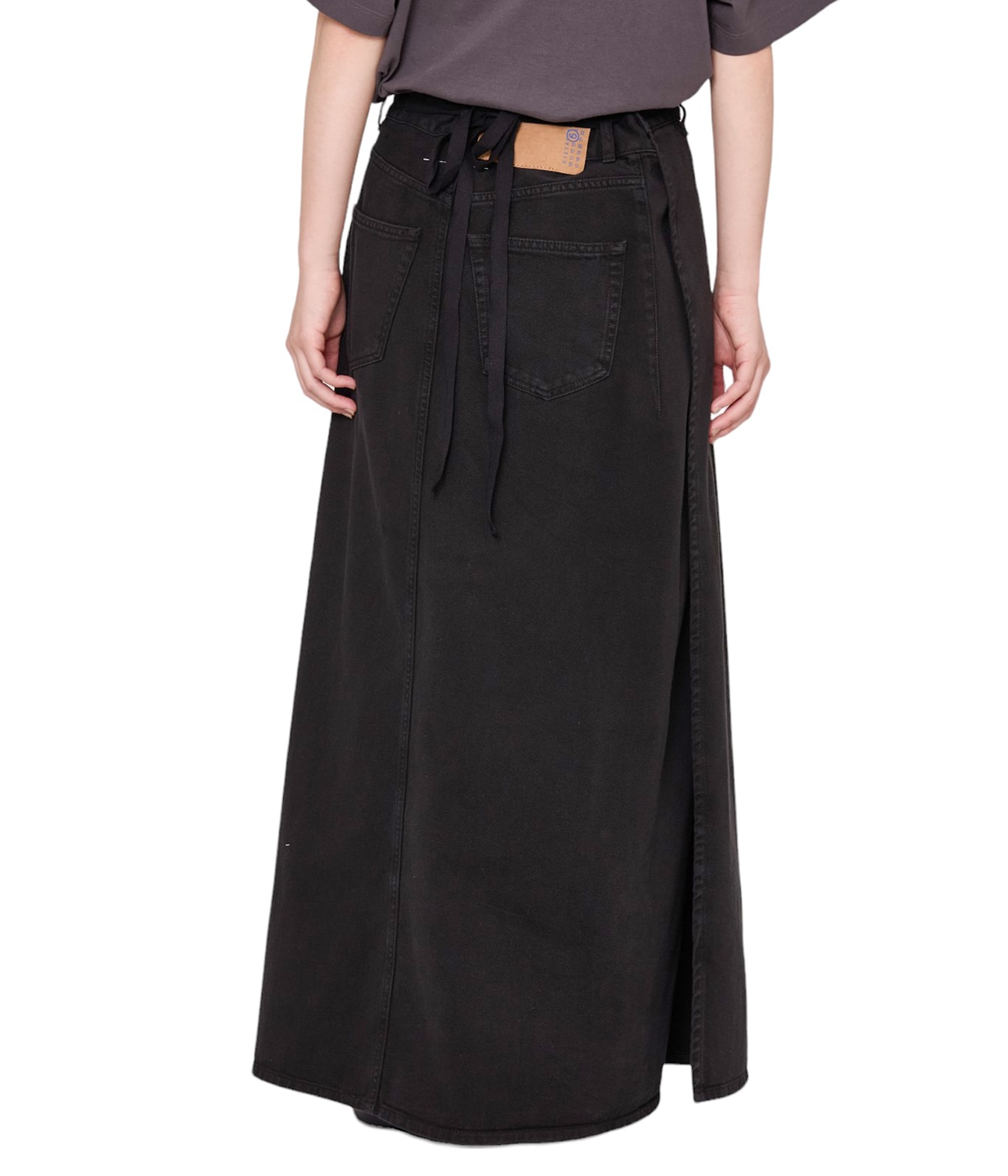 MM6 Maison Margiela アシンメトリー サークル　スカート　L MM6 Maison Margiela｜サークルプリントプリーツスカート