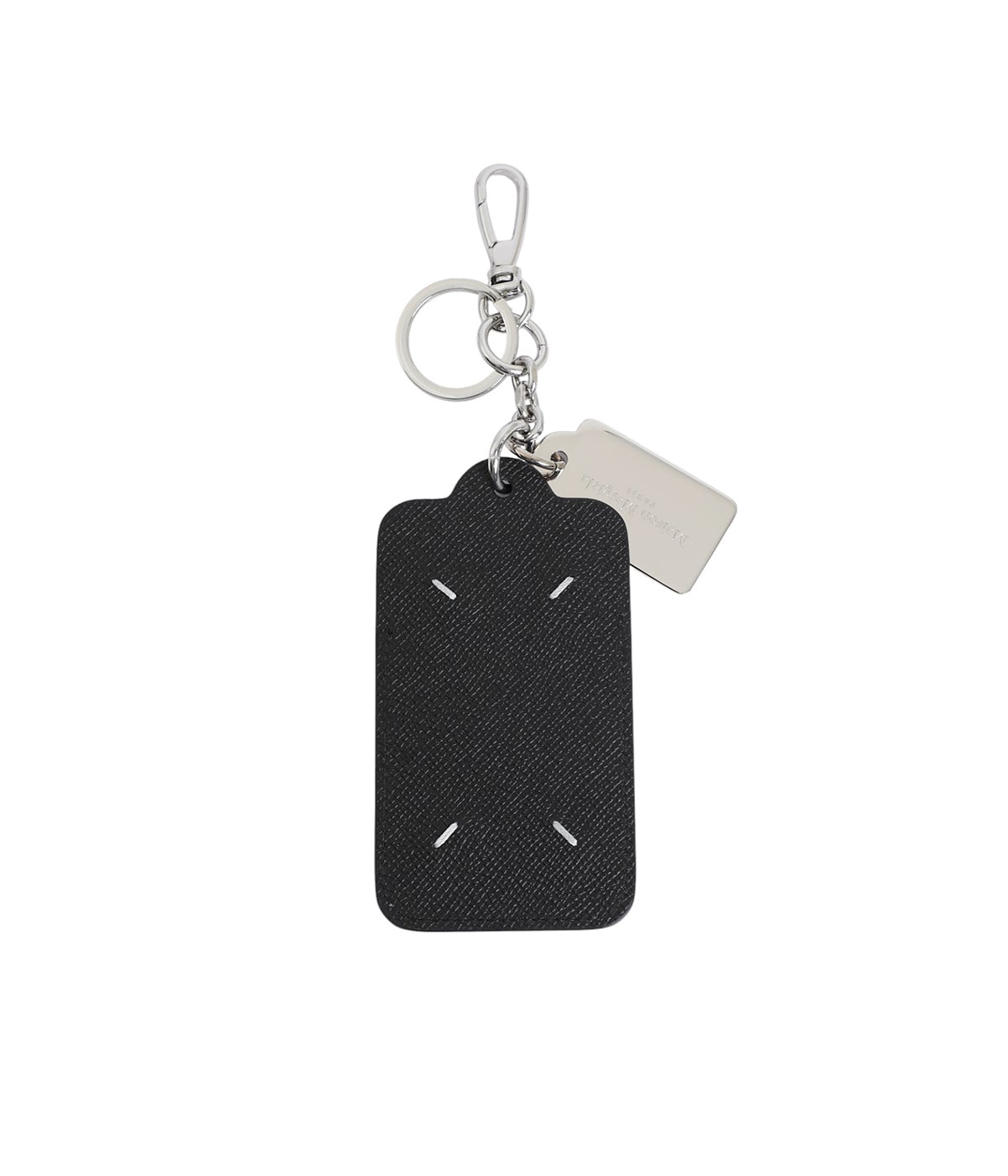 【関税込み】Maison Margiela ブラック Double Tag キーホルダー Maison Margiela メゾン マルジェラ SS25 DOUBLE TAG KEYRING