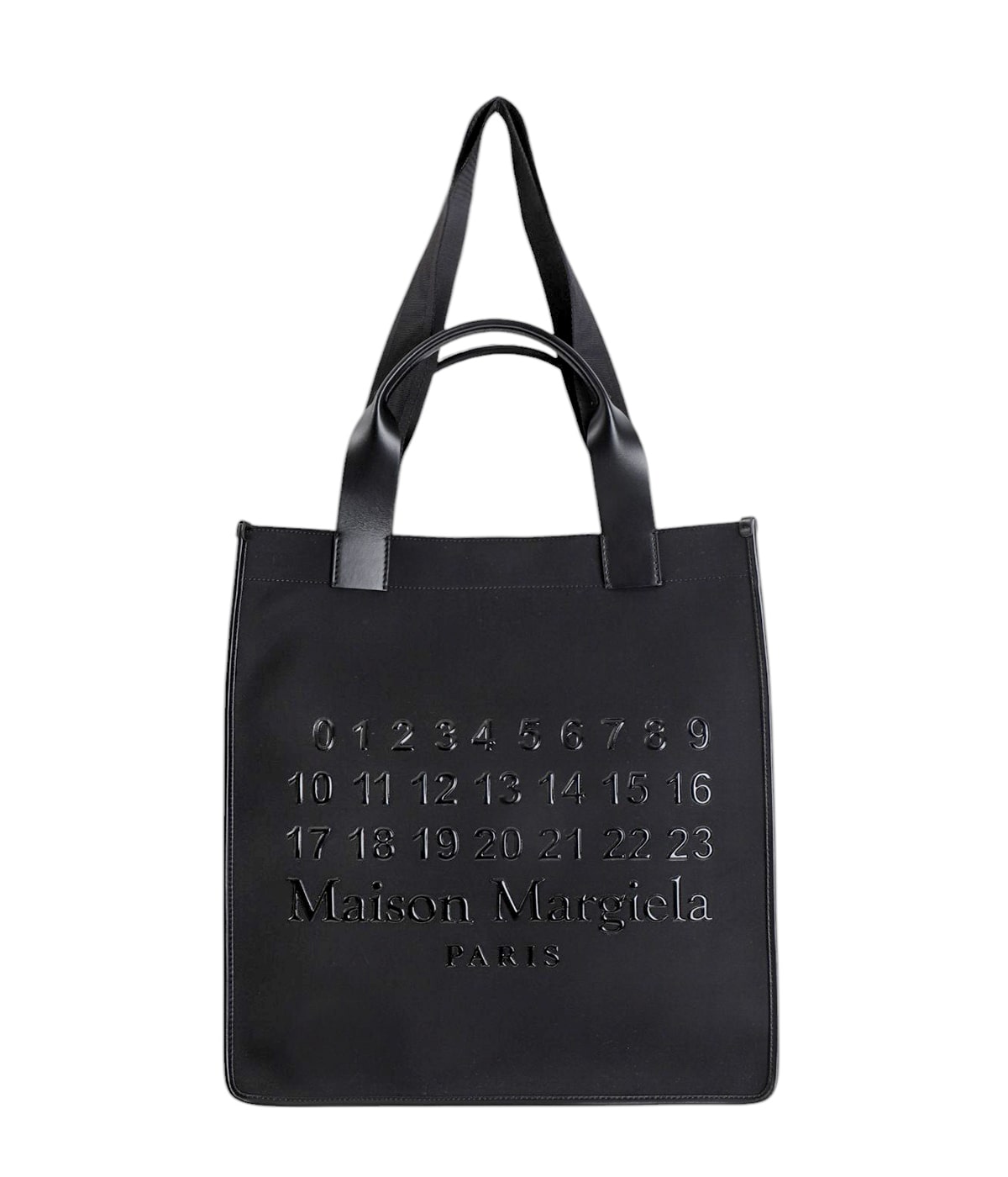 【関税込】Maison Margiela Cabas ハンドバッグ L Maison Margiela Cabas ハンドバッグ L | ブラック | FARFETCH JP