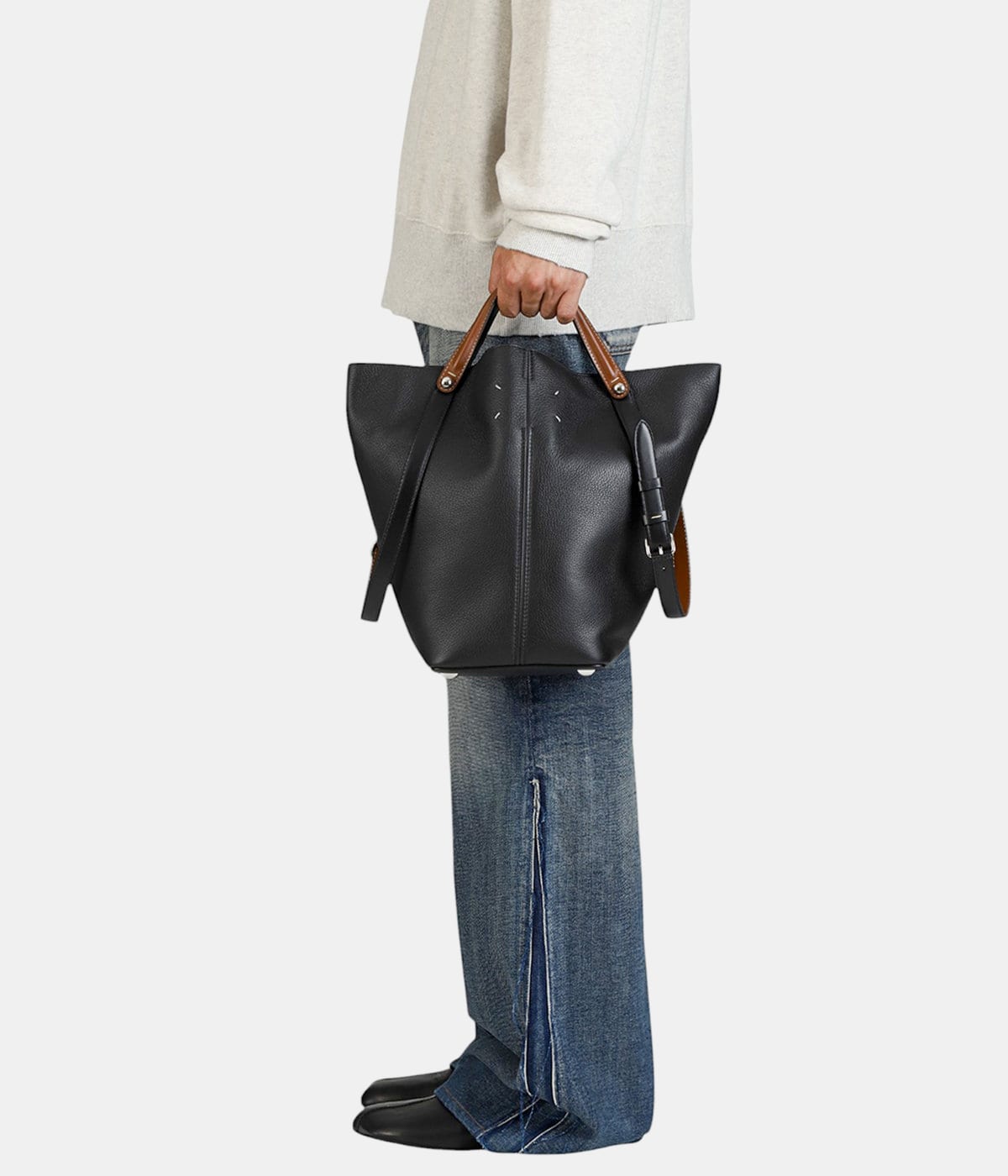 Maison margiela ① シアー ブルゾン ブラック Maison margiela ① シアー ブルゾン ブラック Maison margiela