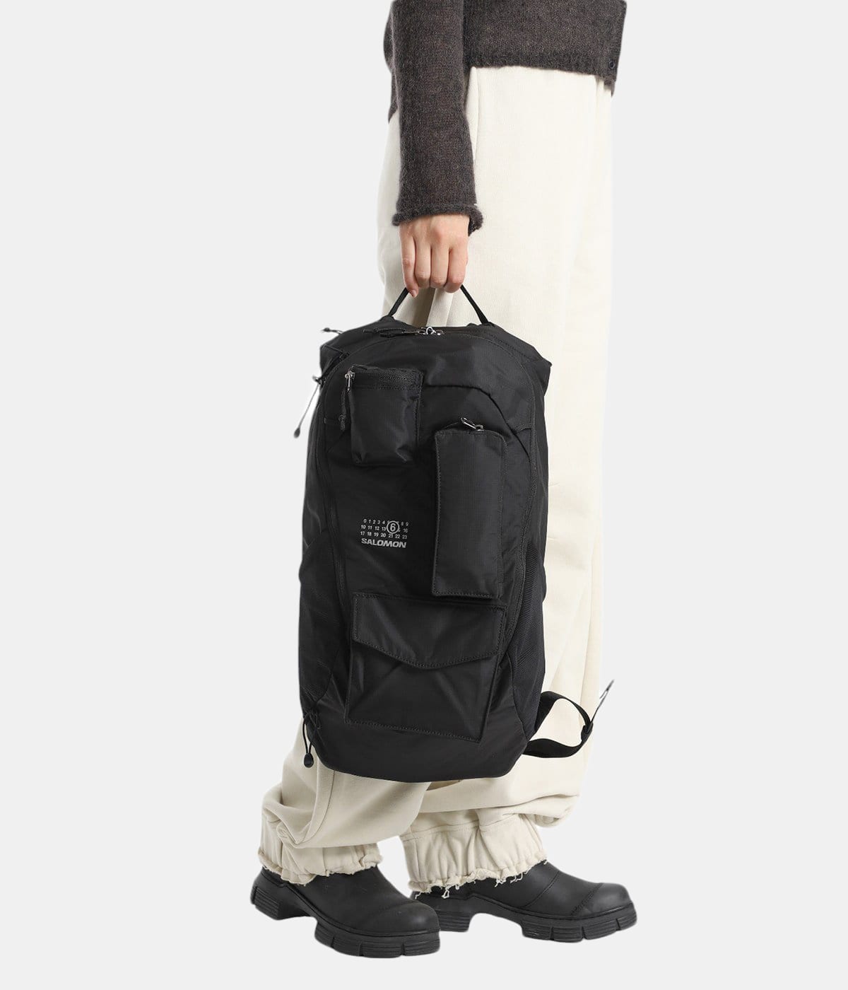 MM6×SALOMON TRAIL BLAZER 黒 バックパック MM6 Maison Margiela Women's x Salomon Trail Blazer Backpack