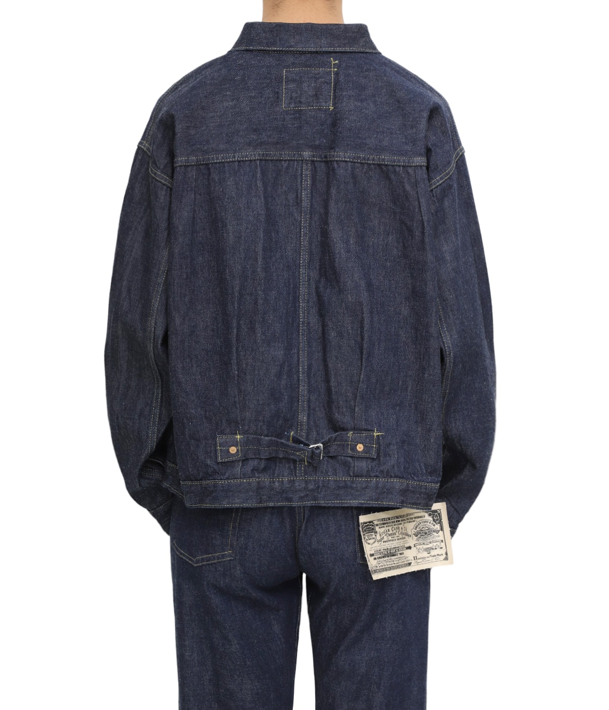 SUGAR CANE ELASTIC DENIM JACKET XLサイズ 42 SUGAR CANE CANEシュガーケーン デニムジャケット DENIM JACKET