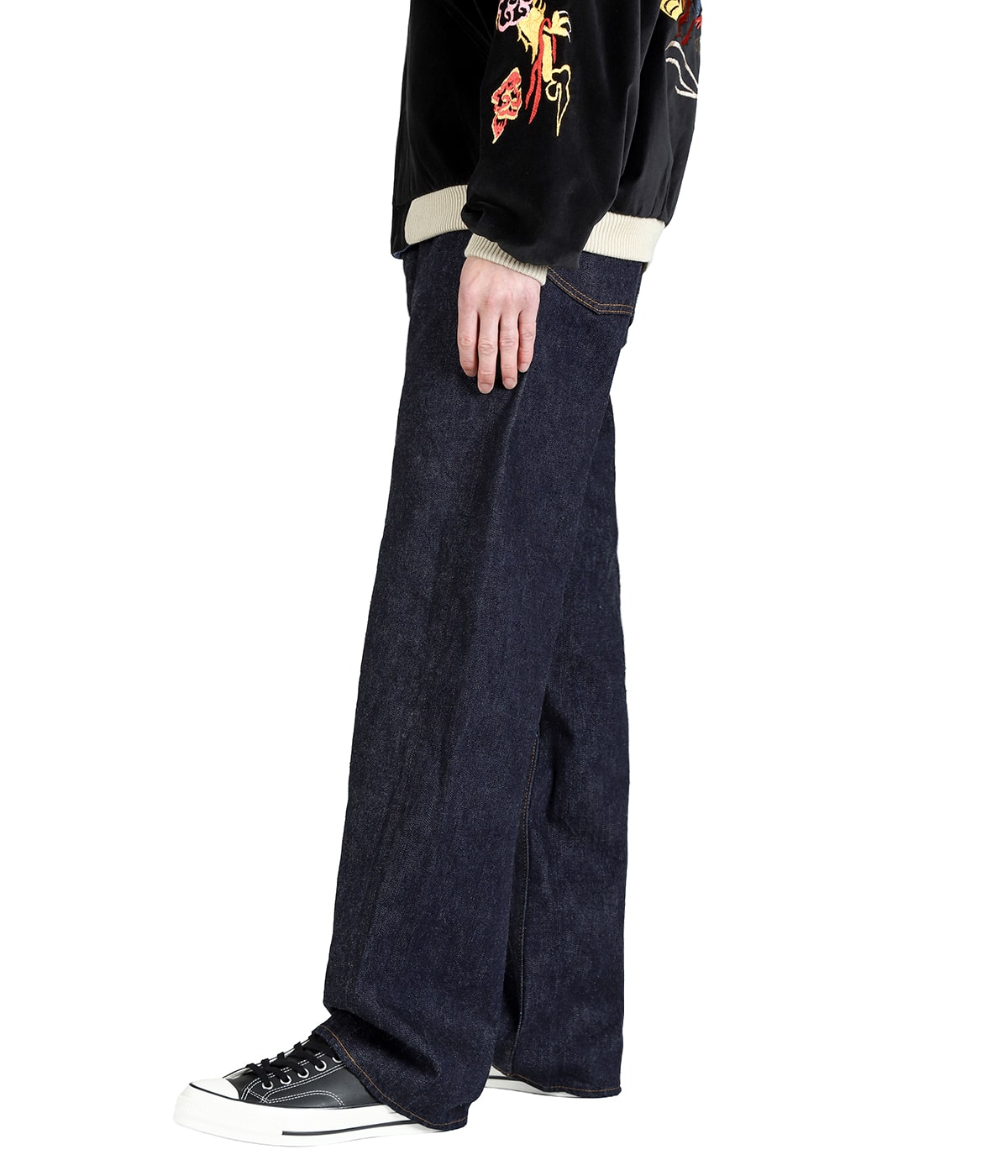 13oz.DENIM WAIST OVERALLS 2025 MODEL(WIDE LEG) | SUGAR CANE