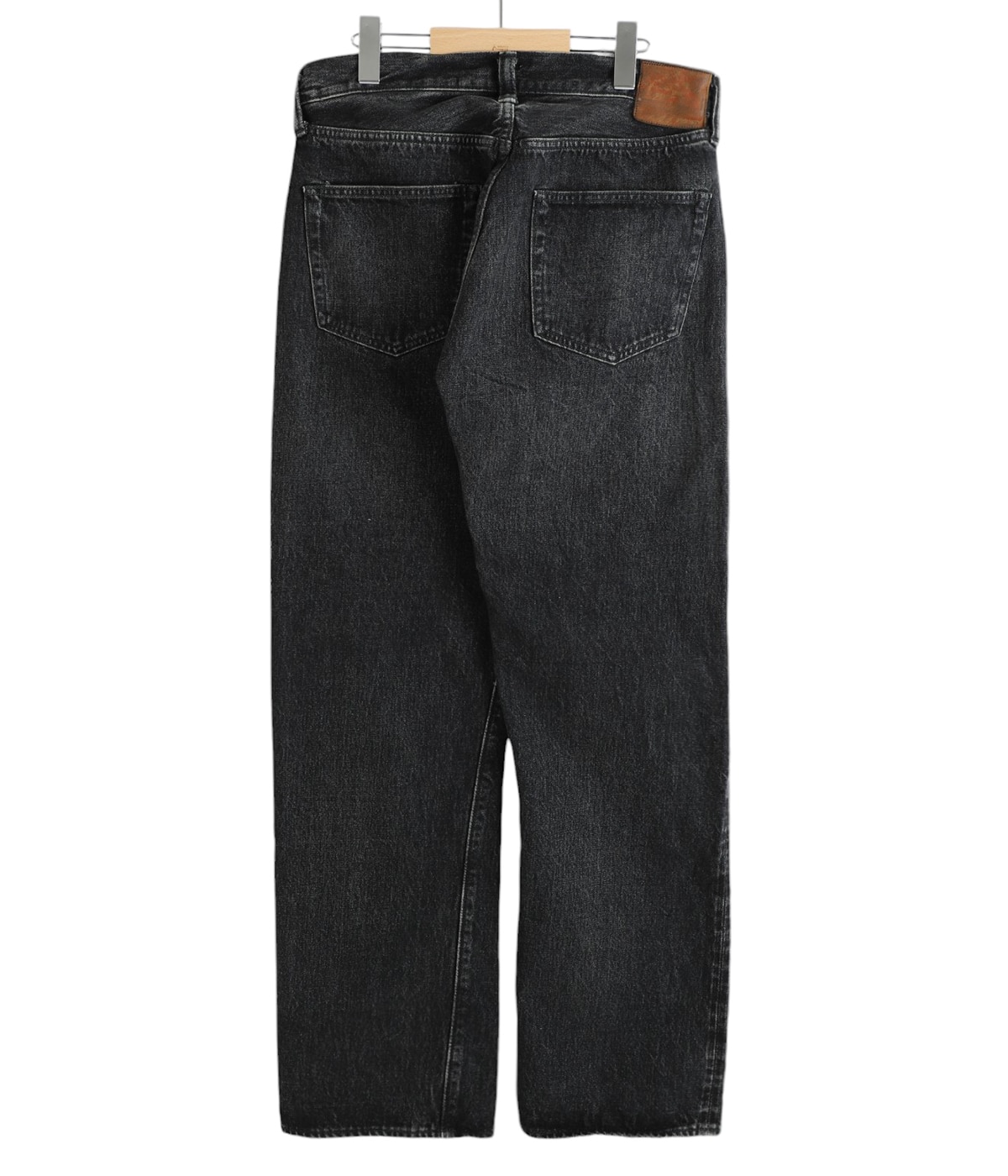 14.25oz. BLACK DENIM 1947 MODEL HARD WASH (LENGTH 31