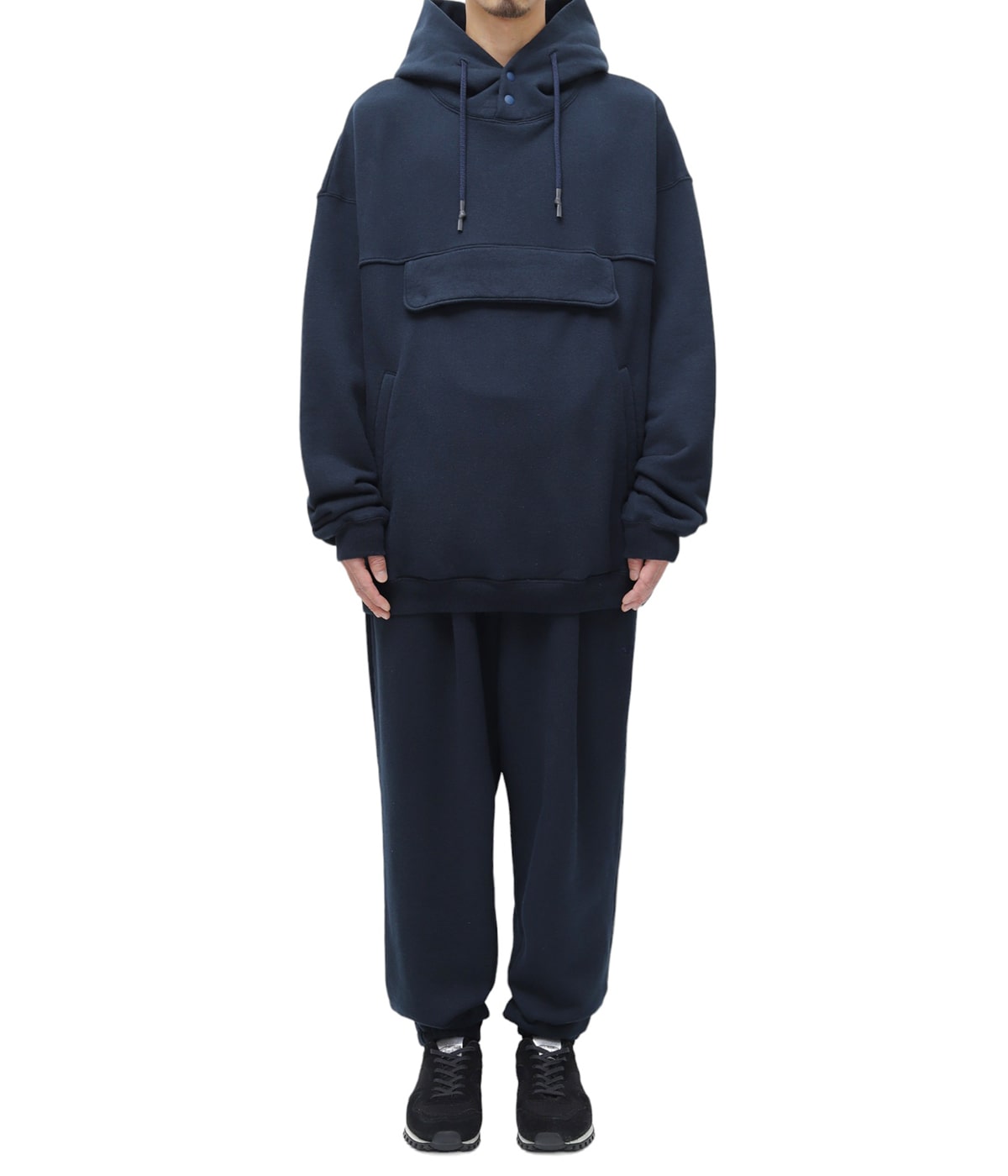 SFC エスエフシー WIDE SWEAT PANTS ダークネイビー　M Wide Sweat Pants - S.F.C (Stripes For Creative) (エス