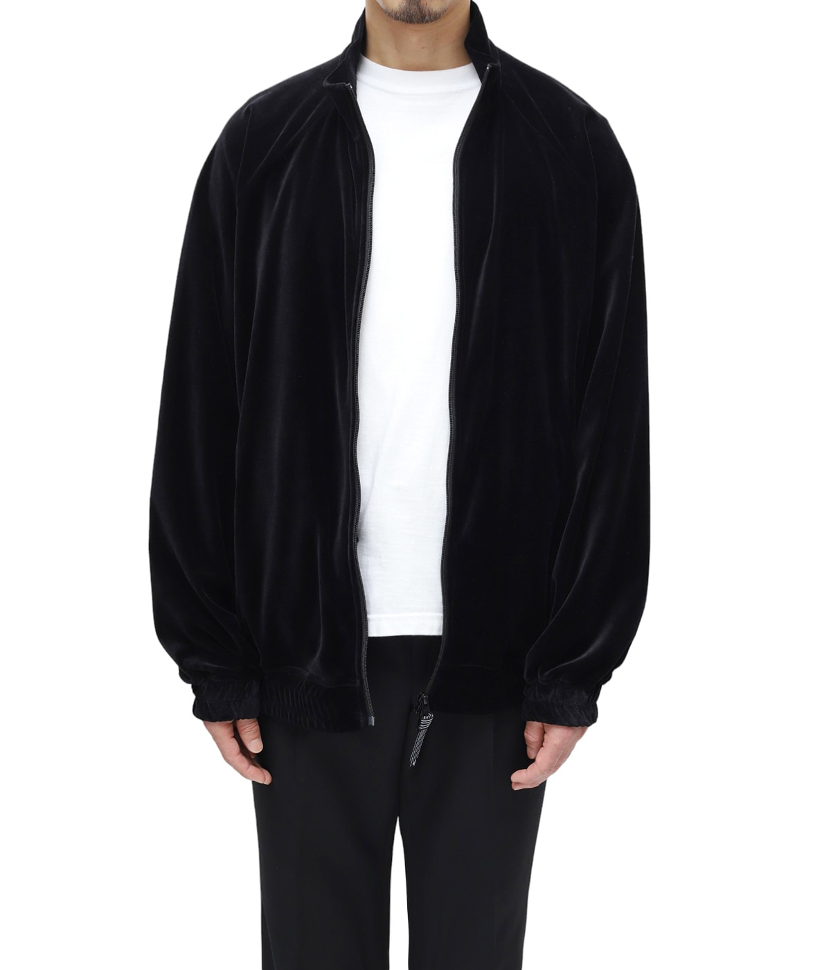 S.F.C Stripes For Creative ベロアトラックジャケット S.F.C VELOUR TRACK JACKET / Black | FLATBUSH（フラット