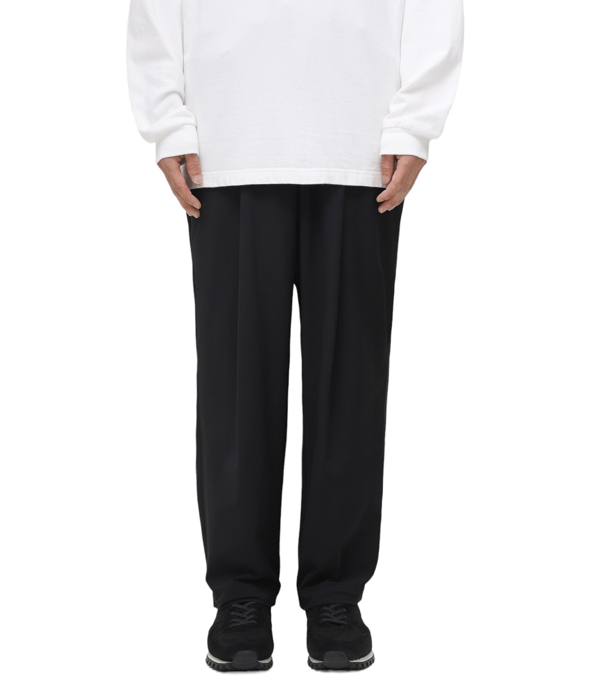 パンツ SEESEE WIDE TAPERED EASY PANTS BLACK L fit_cover_w_920_h_920_39_bc56b