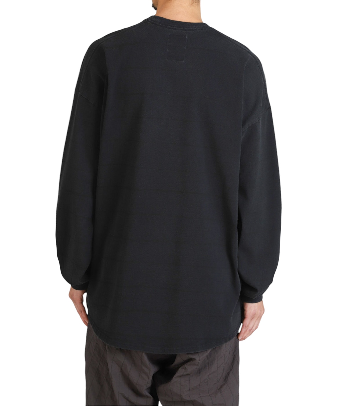 SIDE STRIPE SUPER BIG LS TEE (DISCHARGED) | S.F.C(エス