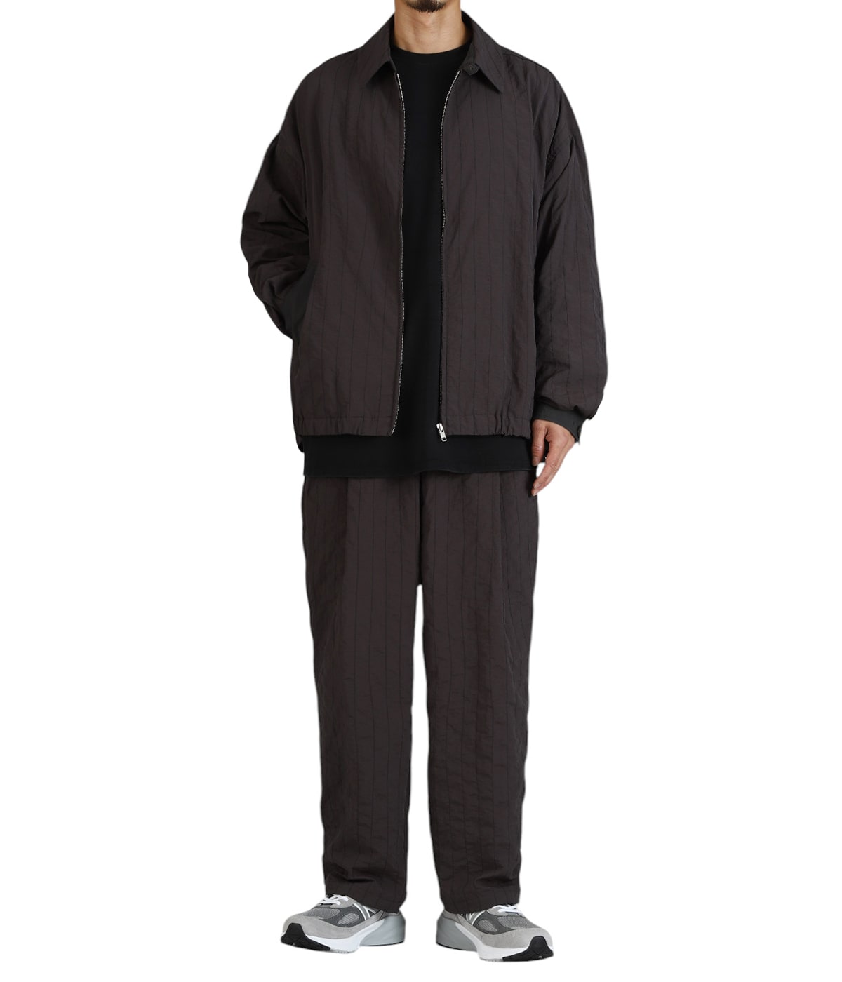 M SEESEE × S.F.C STITCHED NYLON JACKET SEE SEE S.F.C Stitched Nylon Jacket