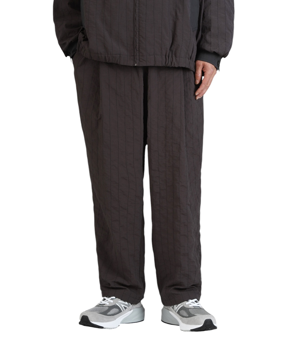 NEW WIDE TWO TUCK PANTS (STITCHED NYLON) | S.F.C(エスエフシー