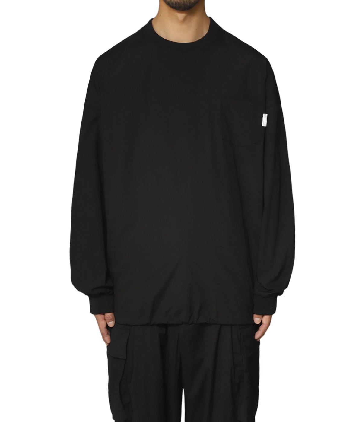 24SS SFC　BIG NYLON LS T-SHIRTS BLACK S.F.C BIG NYLON LS T-SHIRTS