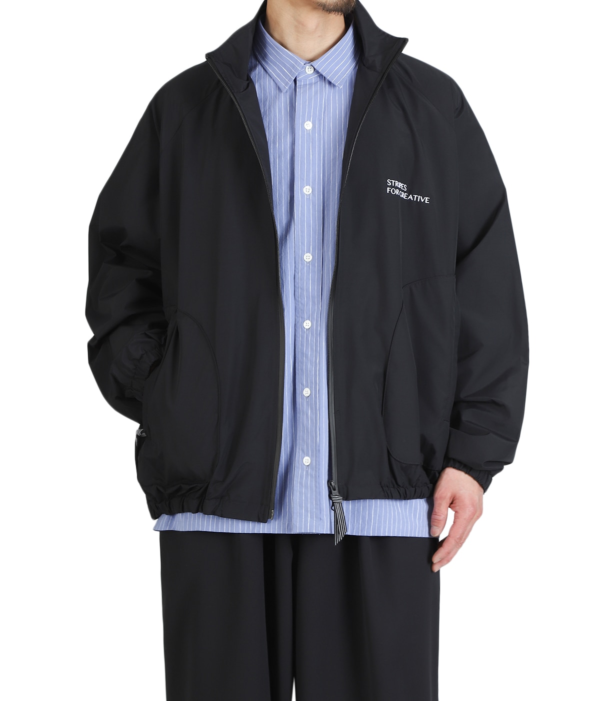 ZIP NYLON SPORTY JACKET | S.F.C(エスエフシー / ストライプフォー