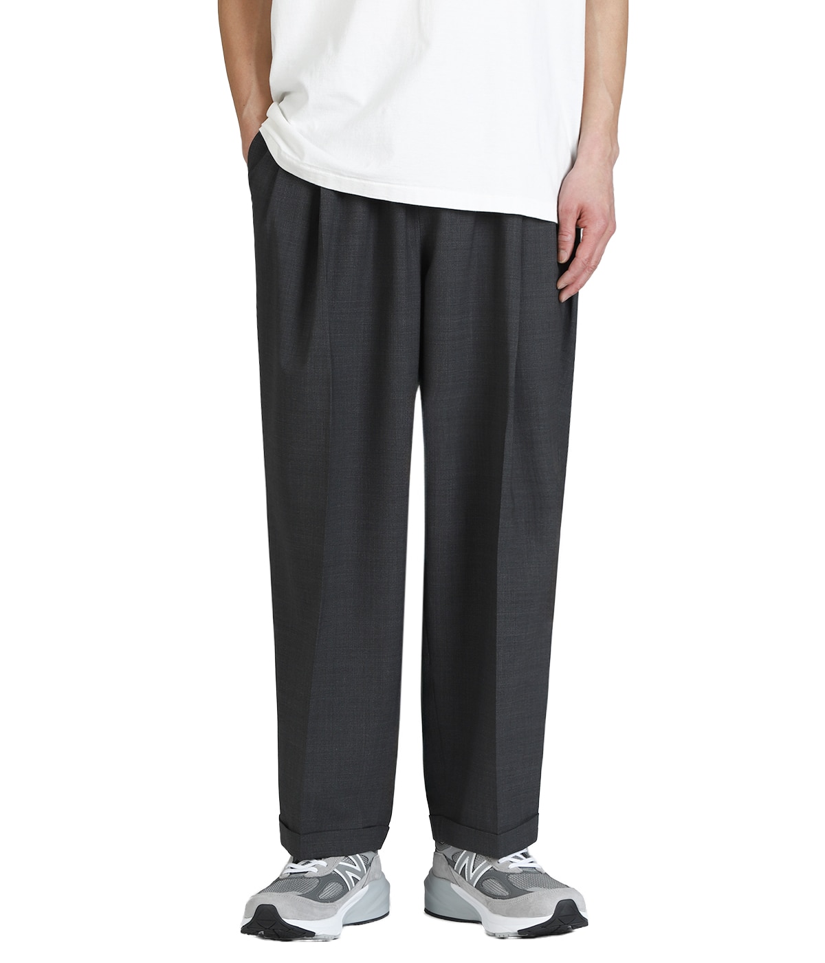 TWO TUCK S WOOL PANTS | S.F.C(エスエフシー / ストライプフォー