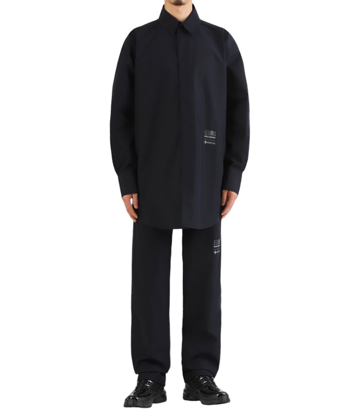 MM6 maison martin margiela ブラック長袖トップス Long-sleeved Shirt | MM6 Maison Margiela(エムエムシックス