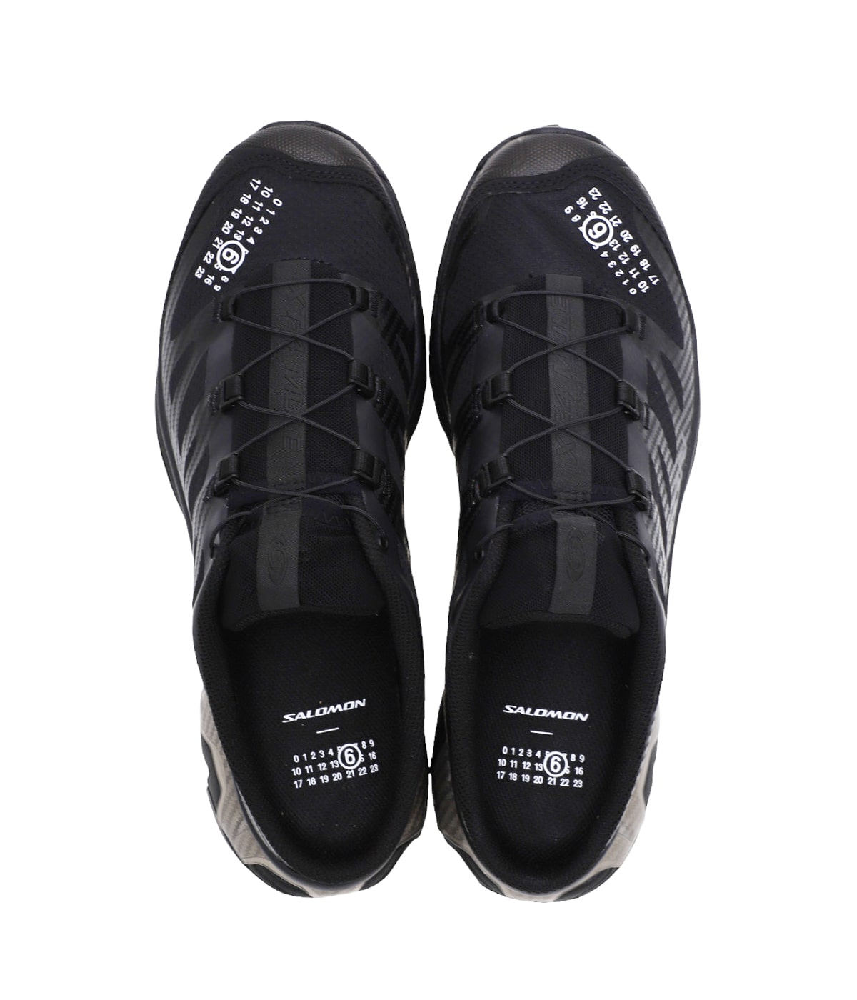 【新品未使用】MM6 メゾンマルジェラ×サロモン XT-4 MULE 黒24.5 MM6 Maison Margiela×SALOMON XT-4 MULE MM6スニーカー475359