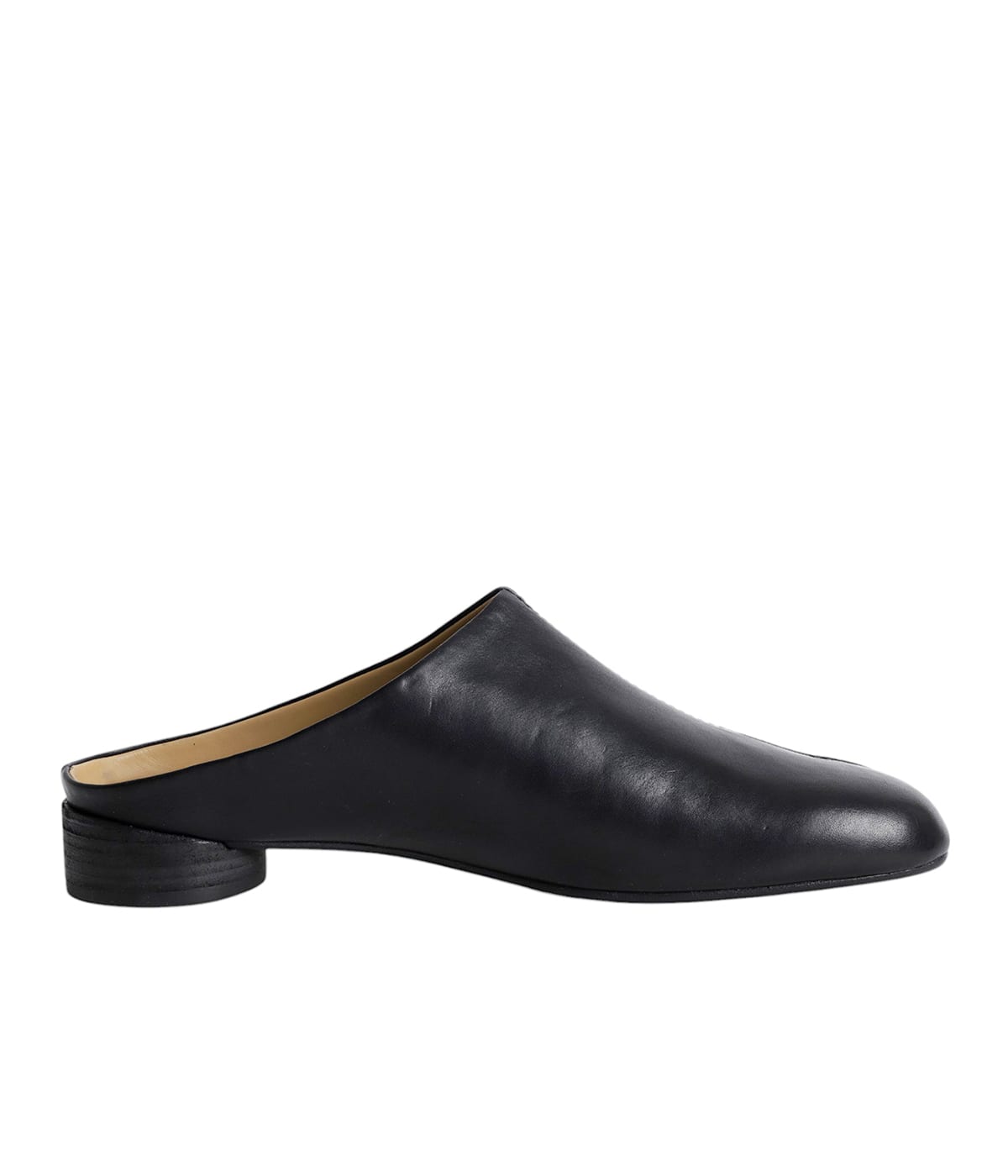 【MM6】エムエムシックス レザー スリッパ ブラック MM6MaisonMargiela (エムエムシックスメゾンマルジェラ) 2024SS
