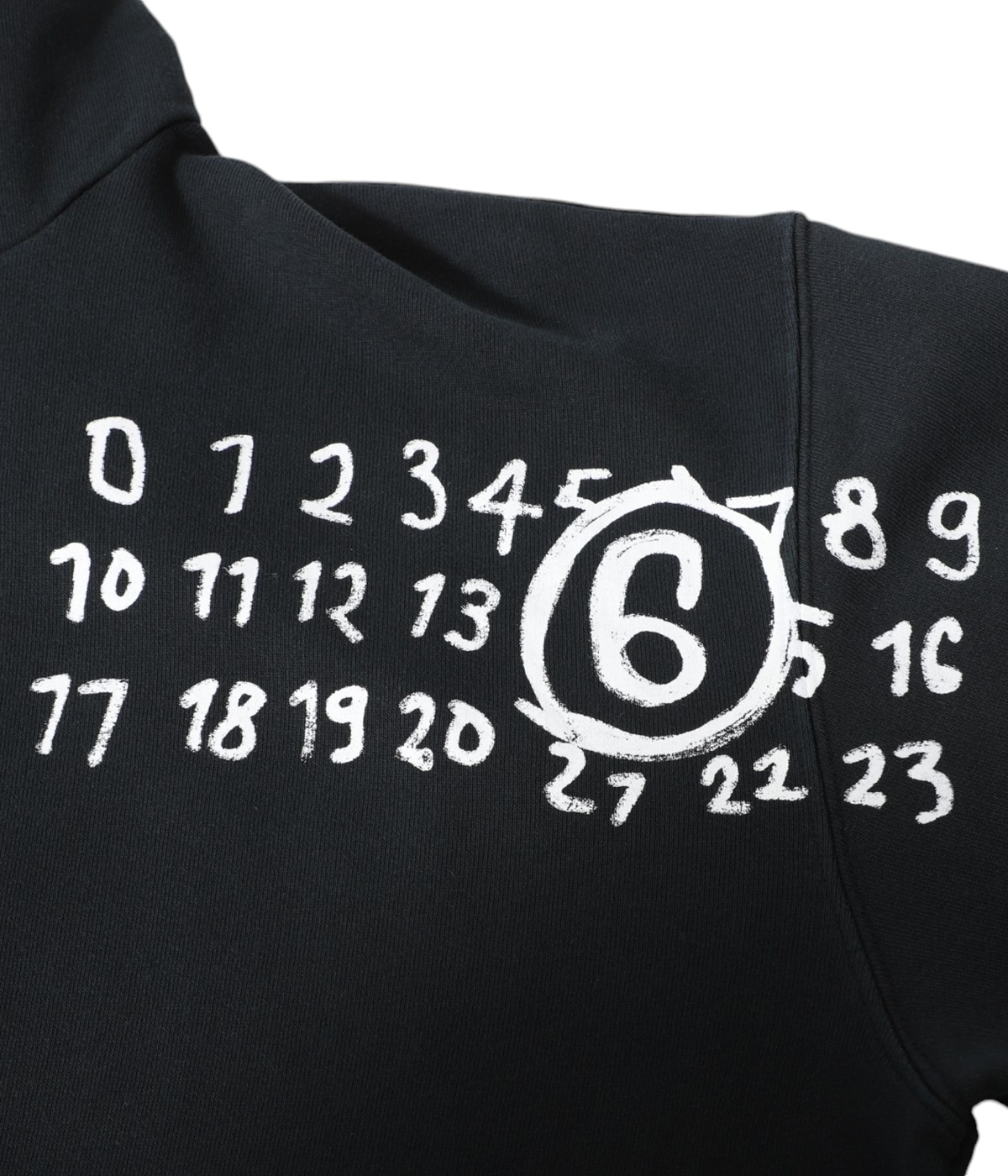 mm6 maison margiela シースルー　スウェット　ブラック セール】エムエムシックス メゾン マルジェラ MM6 Maison