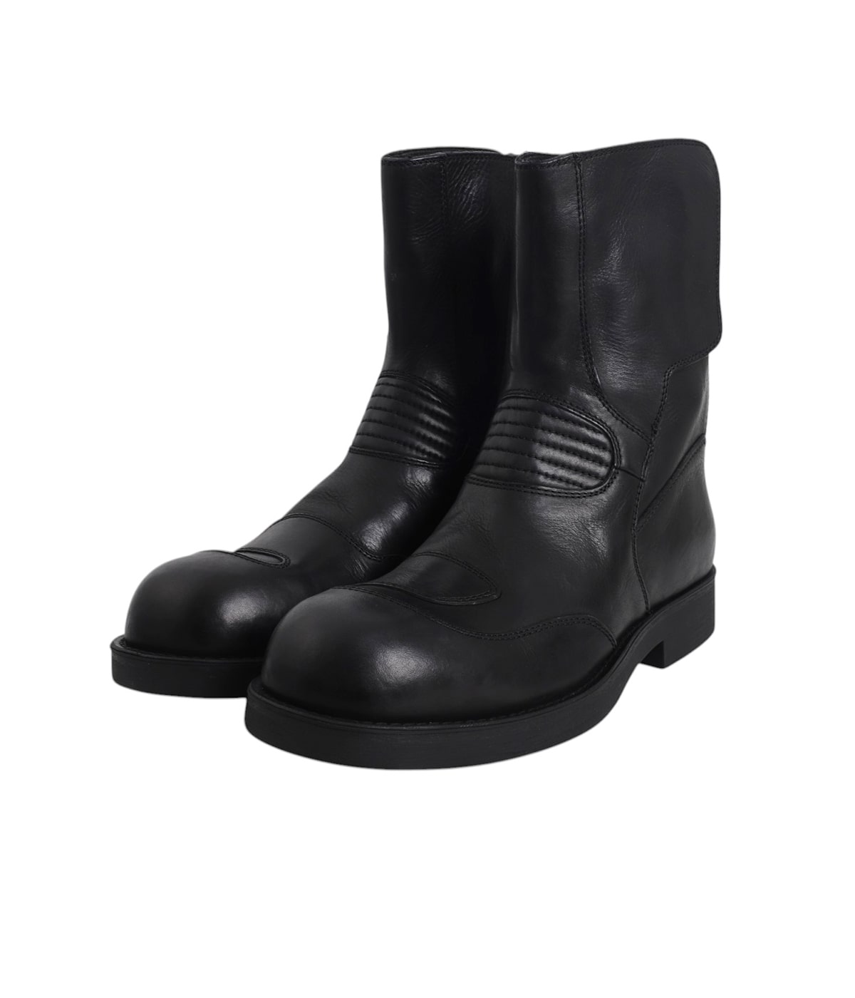 【15万円】メゾンマルジェラ MM6 ミドルブーツ ハラコ 26cm シューズ メゾンマルジェラ】15万円 MM6 ミドルブーツ ハラコ 約26cm シューズ