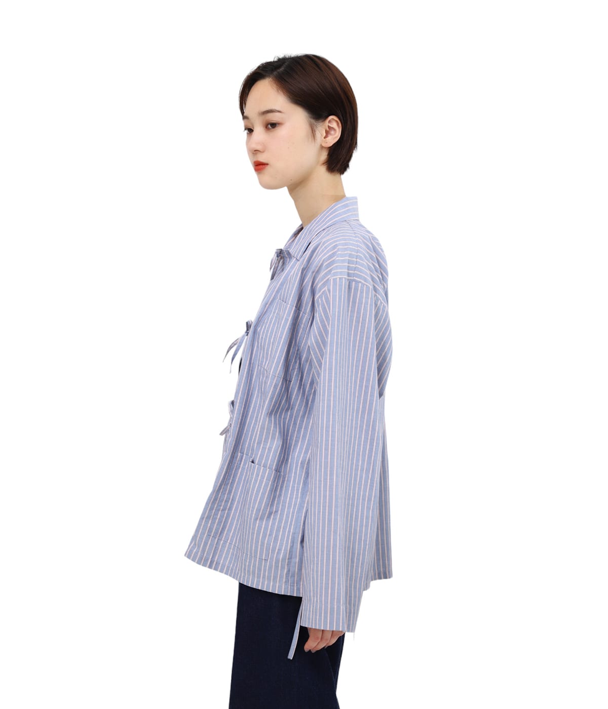 Baserange ストライプシャツ レディース】LIMBER SHIRT | Baserange(ベースレンジ