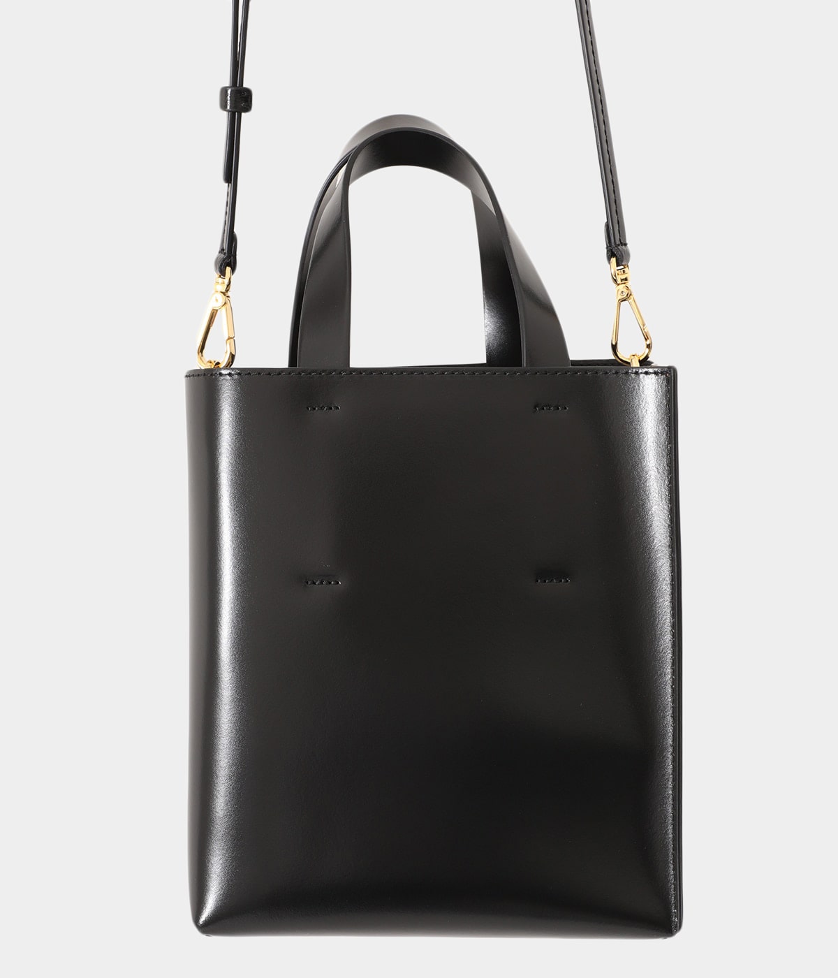 新着！【MARNI】Museo ハンドバッグ ブラック、ブラウン レザー製Museoミニバッグ | Marni