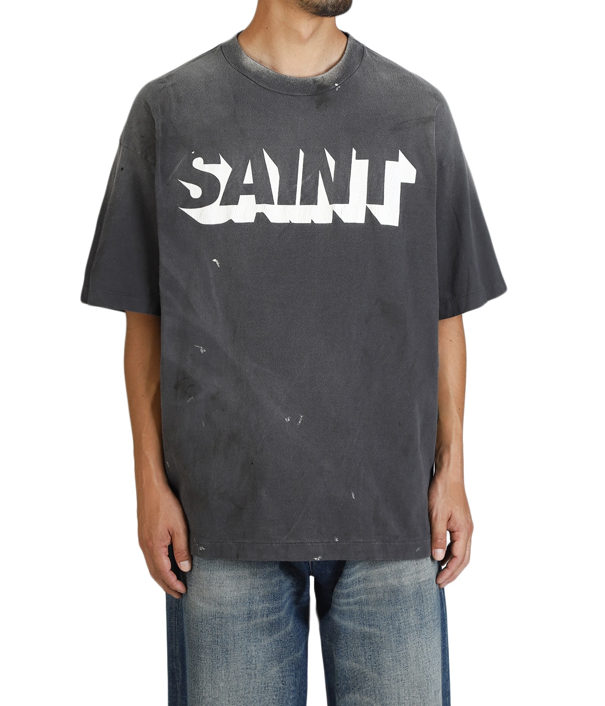 セントマイケル25AW新作SS TEE/SAINT黒XL美品半袖Tシャツ セントマイケル25AW新作SS TEE/SAINT黒XL美品半袖Tシャツ - メルカリ