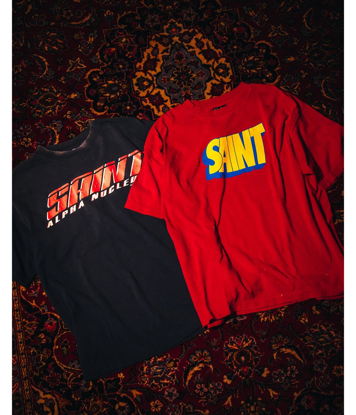 未使用　セントマイケル Tシャツ SAINT ALPHA 25SS TEE SS TEE/SAINT ALPHA | SAINT Mxxxxxx(セント マイケル) / トップス