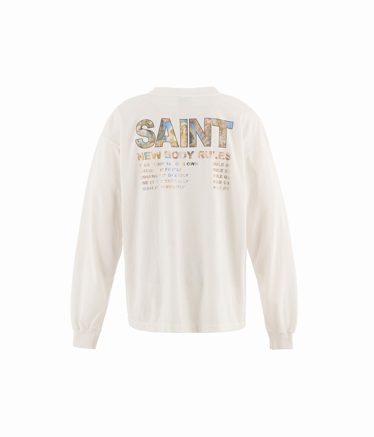 SAINT MXXXXXXl セントマイケル 長袖カットソー LS TEE/NEW BODY RULES | SAINT Mxxxxxx(セント マイケル