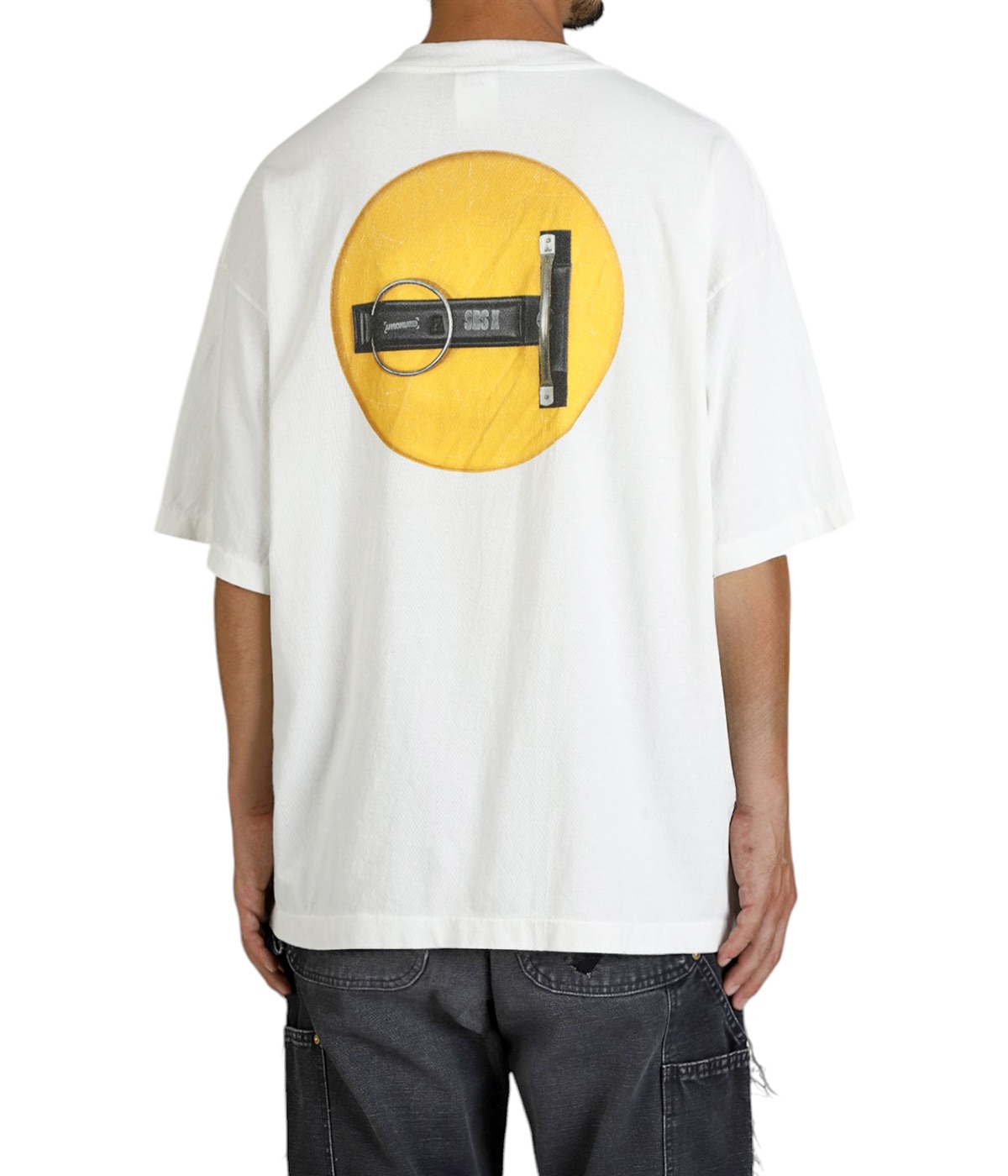 SAINT Mxxxxxx SMILE KLF_SS TEE XLサイズ SAINT Mxxxxxx x The KLF KLF_SS TEE/SMILE / WHITE | GR8