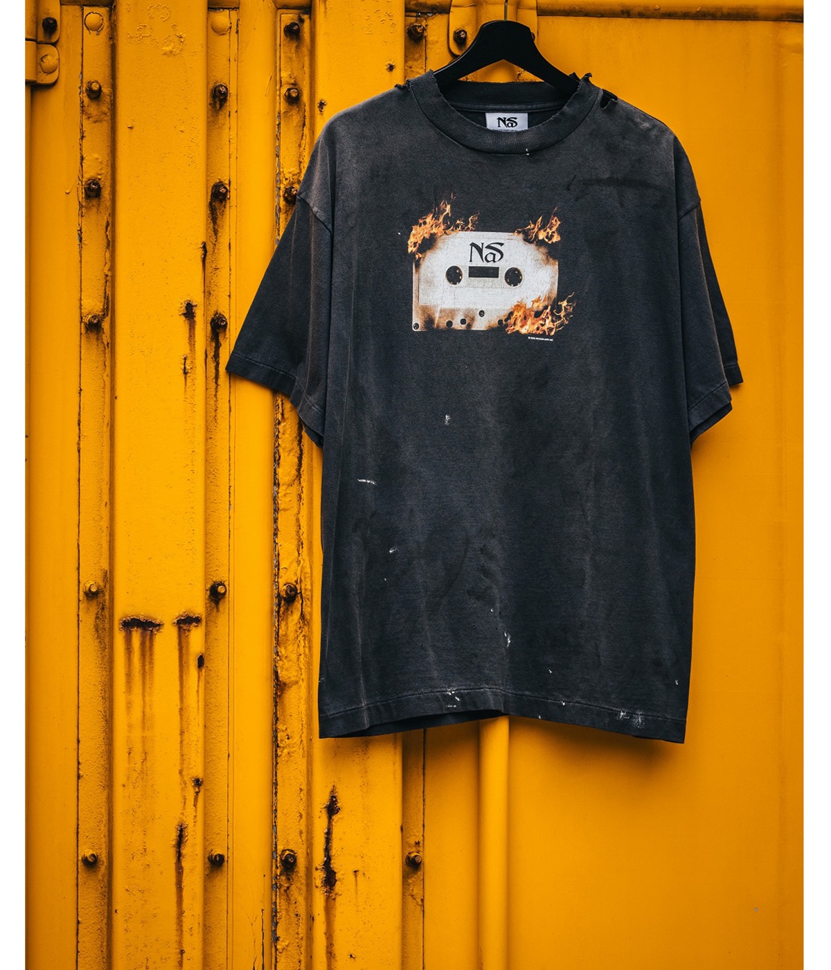 日本限定　セントマイケル SAINT MICHAEL × NAS コラボTシャツ SAINT M×××××× とラッパー NAS のコラボTシャツが発売 - Yakkun