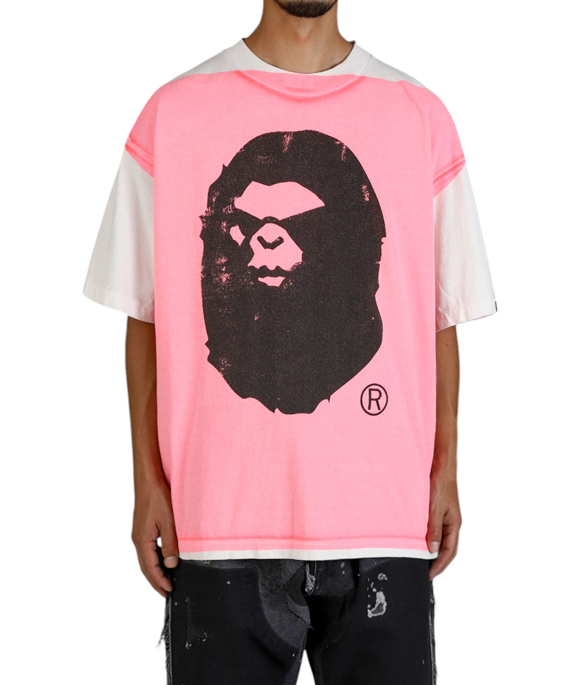 BAPE_SS TEE/HANDPRINT | SAINT Mxxxxxx(セント マイケル) / トップス