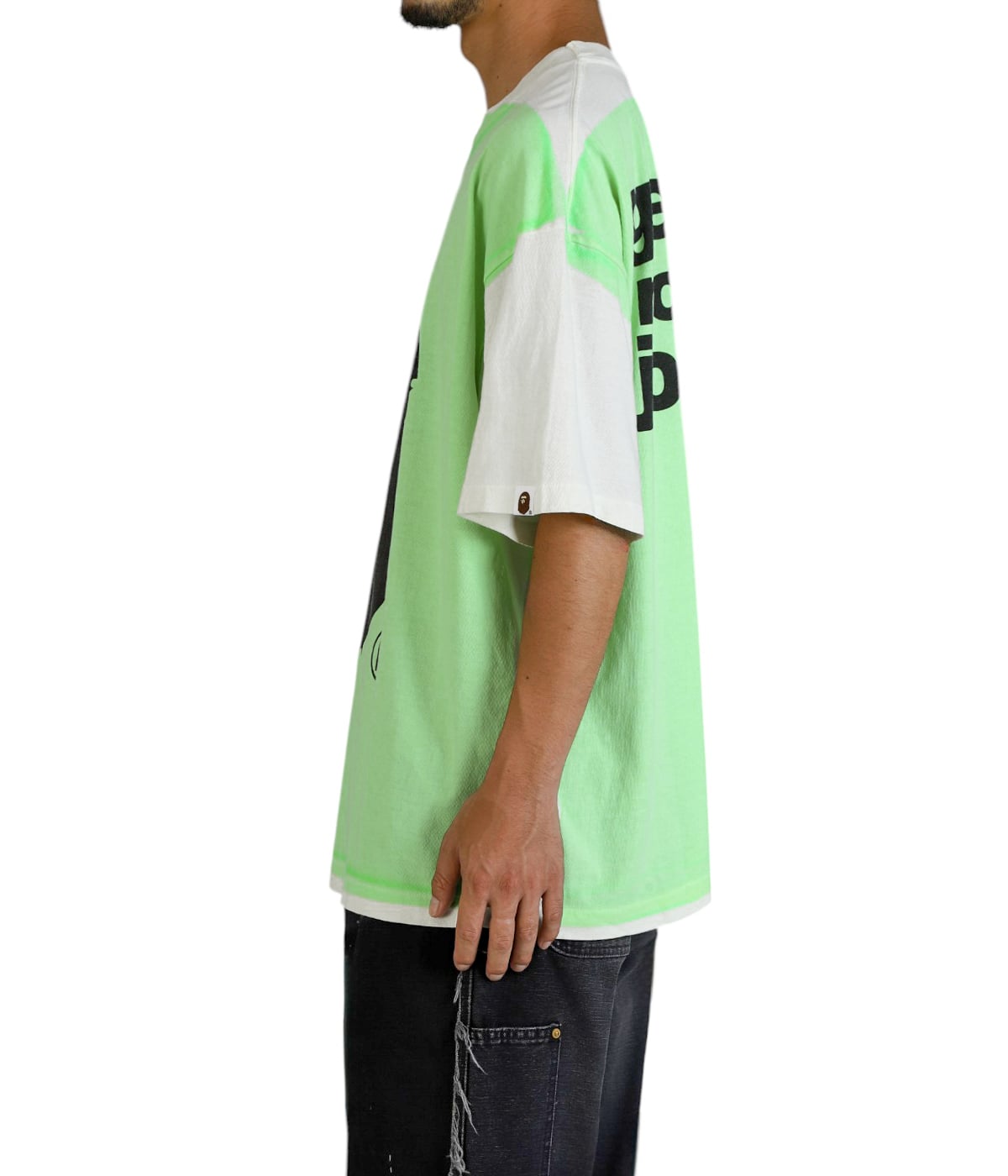 おまけ付きMan★韓国 ポップアップ Tシャツ ホワイト XLサイズ SAINT M×××××× - 【残りわずか】【コラボ】SM-HR8-0000-C21